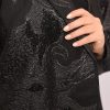 عباية الجاكار الفاخرة باللون الأسود FA 519