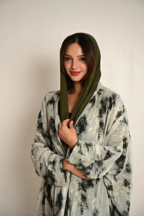 عباية صيفية بنقشة تاي داي FA 639